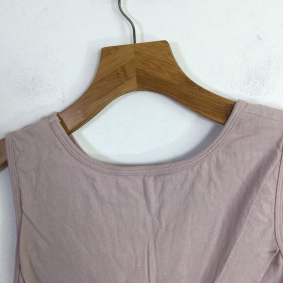 Calme Womens Cross Back Tank Top Sleeveless Organic Cotton Purple Size XXL NWT - Picture 14 of 16
